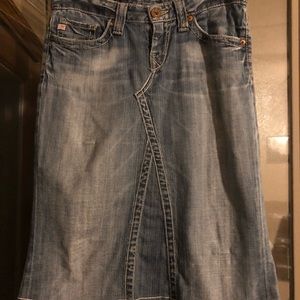 Big Star Jean Skirt